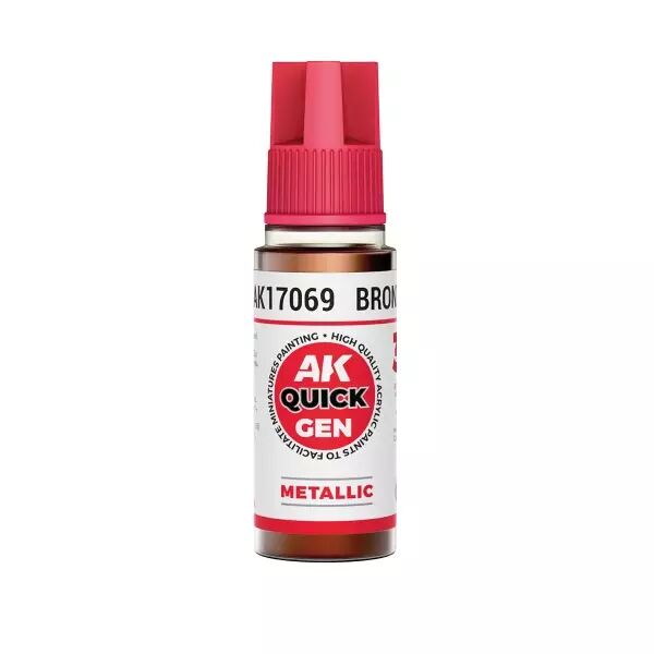 AK Interactive - Gamme Quick Gen - Bronze  - 18ml