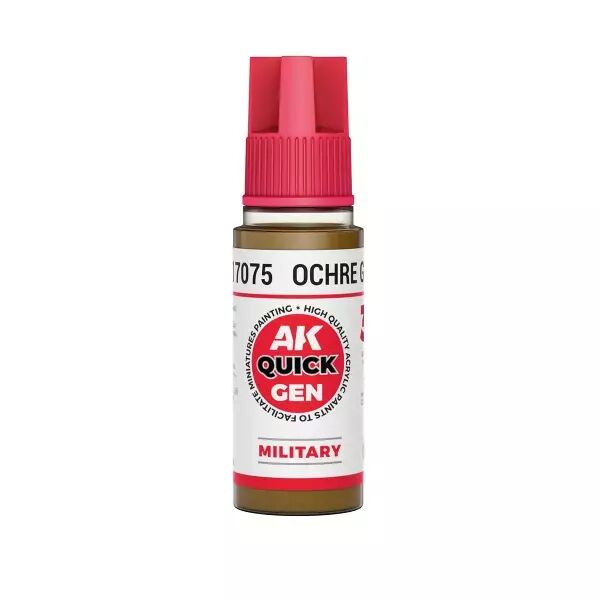 AK Interactive - Gamme Quick Gen - Ochre Green - 18ml
