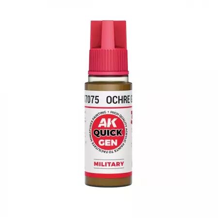 AK Interactive - Gamme Quick Gen - Ochre Green - 18ml