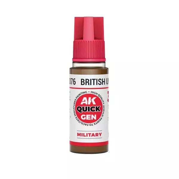 AK Interactive - Gamme Quick Gen - British Uniform  - 18ml