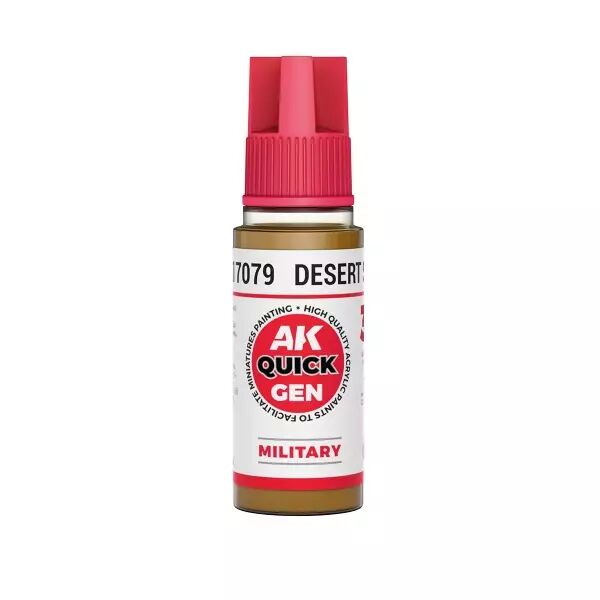 AK Interactive - Gamme Quick Gen - Desert Sand  - 18ml