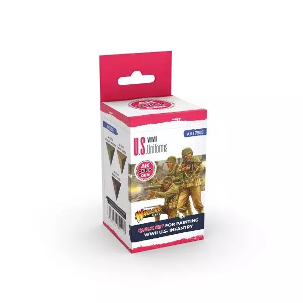 AK Interactive - Gamme Quick Gen - Us Uniforms (Quick Gen Set)