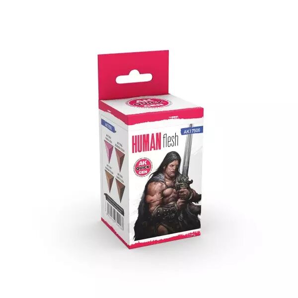 AK Interactive - Gamme Quick Gen - Human Flesh (Quick Gen Set)