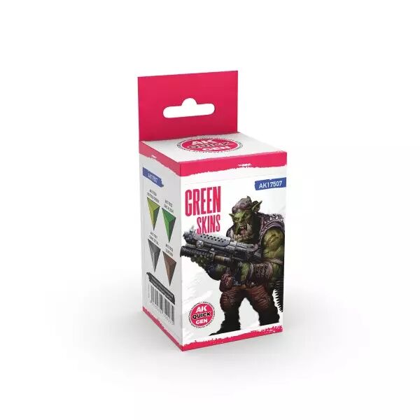 AK Interactive - Gamme Quick Gen - Green Skins (Quick Gen Set)