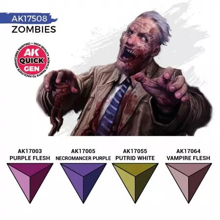 AK Interactive - Gamme Quick Gen - Zombies (Quick Gen Set)