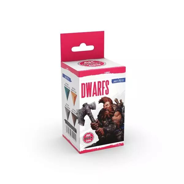 AK Interactive - Gamme Quick Gen - Dwarfs (Quick Gen Set)