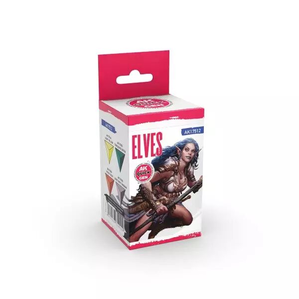 AK Interactive - Gamme Quick Gen - Elves (Quick Gen Set)