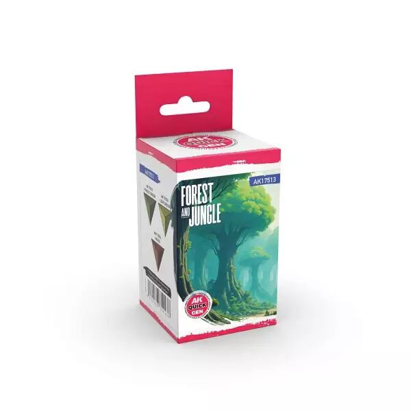 AK Interactive - Gamme Quick Gen - Forest & Jungle (Quick Gen Set)