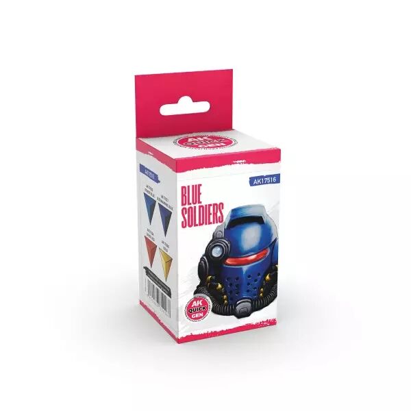 AK Interactive - Gamme Quick Gen - Blue Soldiers (Quick Gen Set)