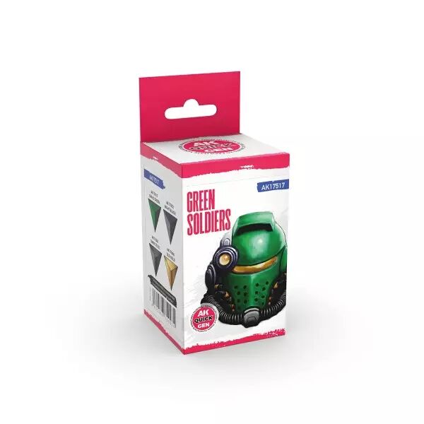 AK Interactive - Gamme Quick Gen - Green Soldiers (Quick Gen Set)