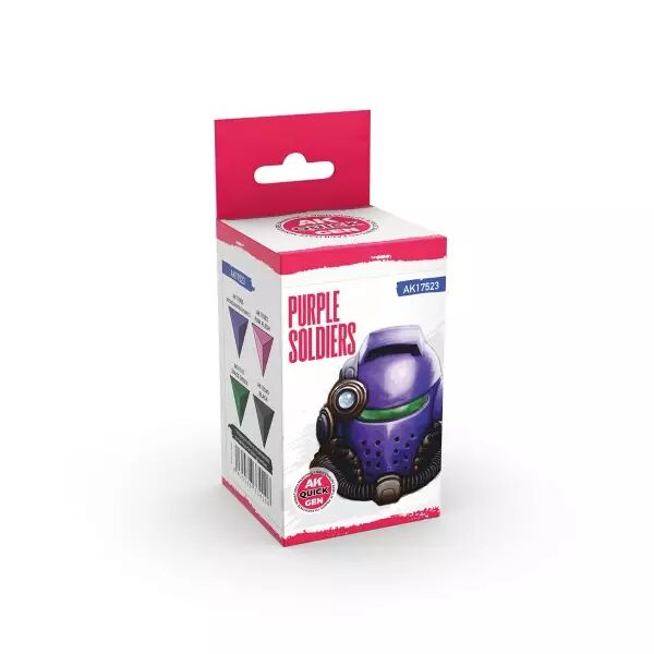 AK Interactive - Gamme Quick Gen - Purple Soldiers (Quick Gen Set)