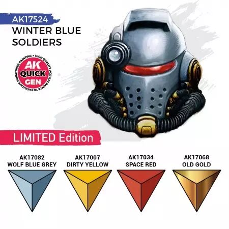 AK Interactive - Gamme Quick Gen - Winter Blue Soldiers (Quick Gen Set)
