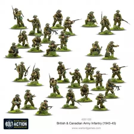 British & Canadian Army infantry (1943-45) - Bolt Action