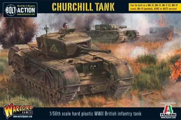 Churchill Tank (Plastic) - British - Bolt Action