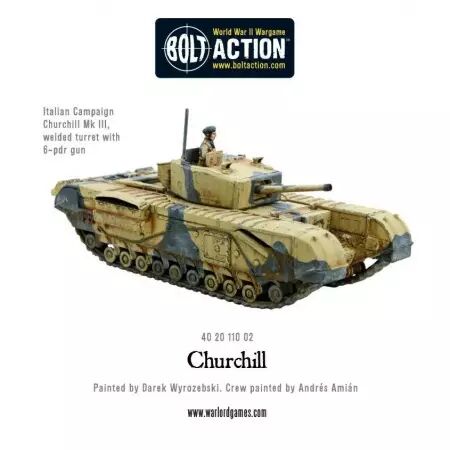 Churchill Tank (Plastic) - British - Bolt Action