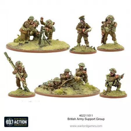 British Army support group - Bolt Action