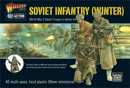 Soviet Winter Infantry plastic box set - Bolt Action