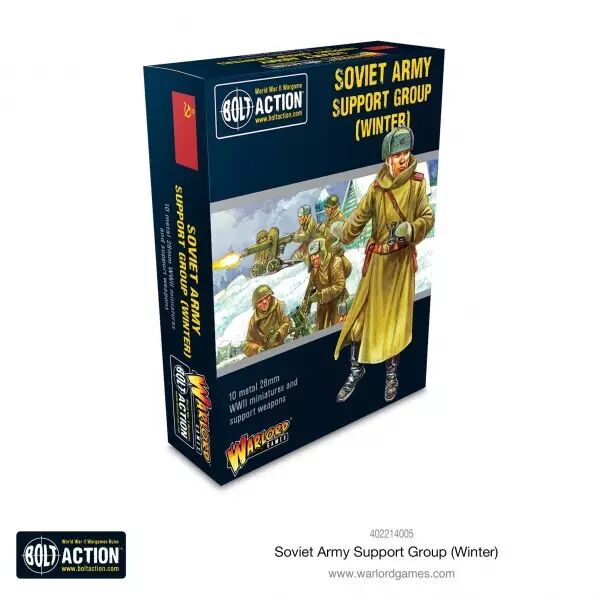 Soviet Army (Winter) Support Group - Bolt Action