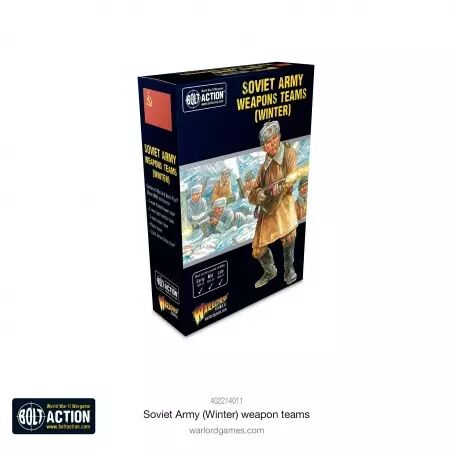 Soviet Army (Winter) weapons teams - Bolt Action