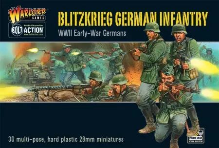 Blitzkrieg German Infantry plastic boxed set - Germany - Bolt Action