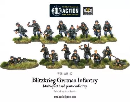 Blitzkrieg German Infantry plastic boxed set - Germany - Bolt Action