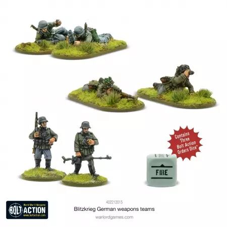 Blitzkrieg German weapons teams - Germany - Bolt Action