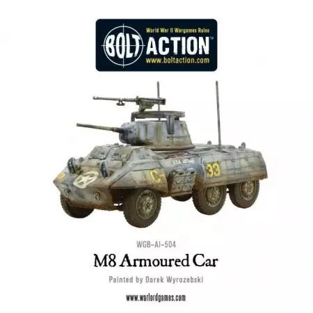 M8/M20 Greyhound Scout Car (Plastic Box) - USA - Bolt Action
