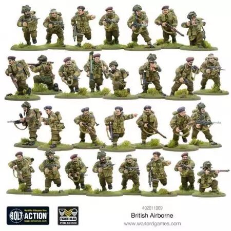 British Airborne WWII Allied Paratroopers -