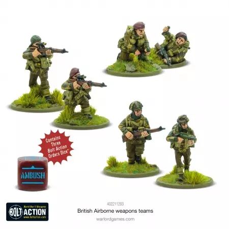 British Airborne weapons teams - Bolt Action