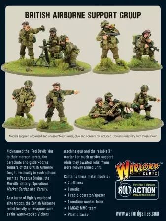 British Airborne support group - Bolt Action