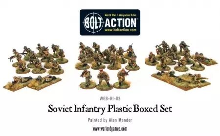 Soviet Infantry plastic box set - Bolt Action