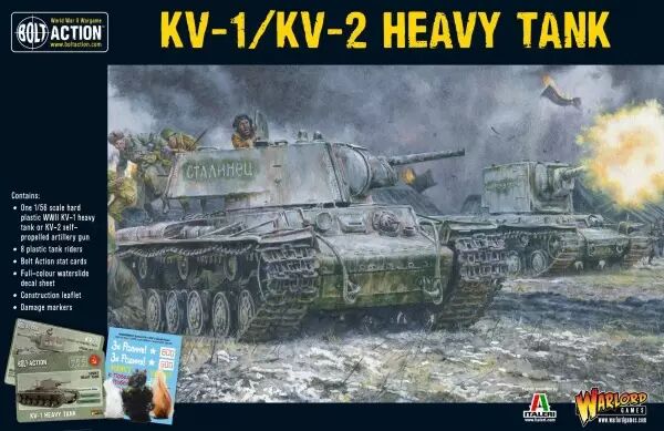 KV1/2 Plastic Box Set - Soviet - Bolt Action