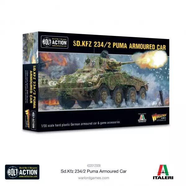 Puma Sd.Kfz 234/2 Armoured Car - Germany - Bolt Action