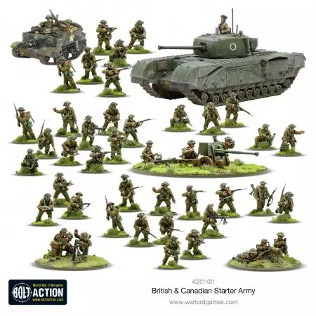 British & Canadian Army (1943-45) Starter Army - Bolt Action