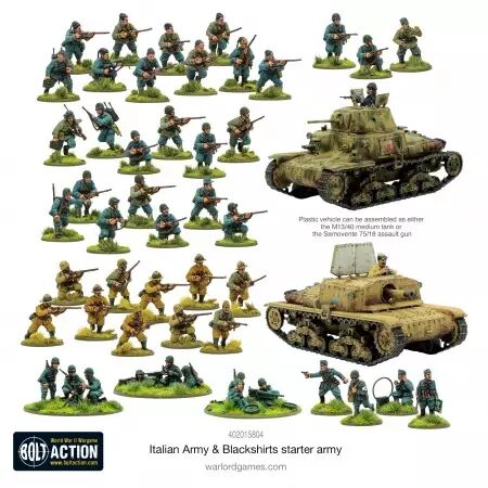 Italian Army & Blackshirts Starter Army - Bolt Action