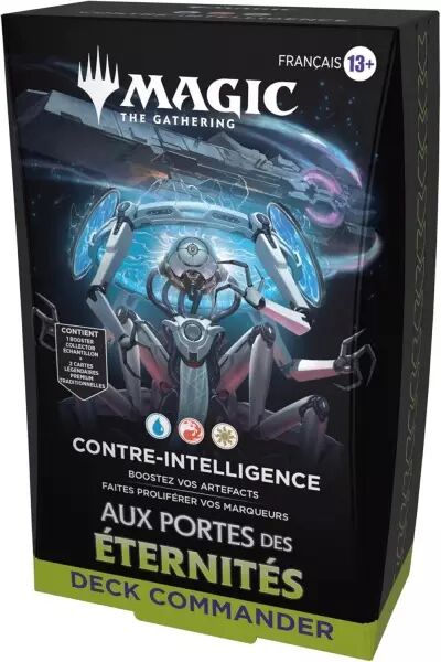 Magic the Gathering : Aux portes des �ternit�s  - Deck Commander Contre Intelligence (FR)