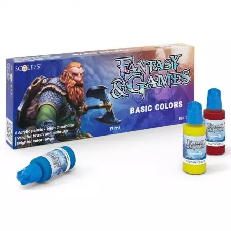 Scale75 - Basic Colors Set I Fantasy & Games (8x17 mL)