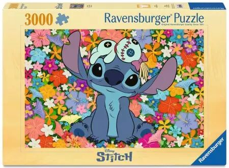 Stitch en fleurs - Puzzle 3000 pièces - Collection Disney - Ravensburger
