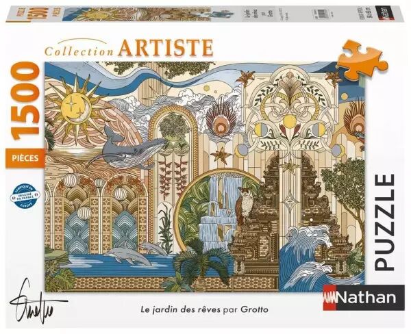 Le Jardin des R�ves -  Puzzle 1500 pi�ces - Collection Artiste - Nathan