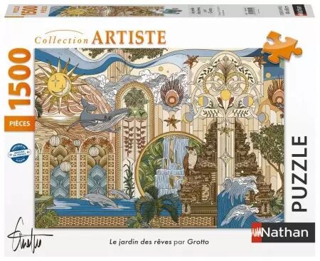 Le Jardin des Rêves -  Puzzle 1500 pièces - Collection Artiste - Nathan
