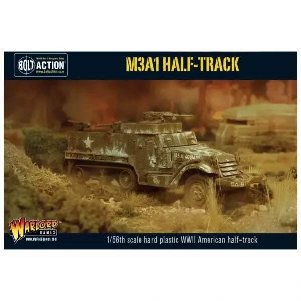 M3A1 Half-track - Transport blind� am�ricain - Bolt Action - Warlord Games