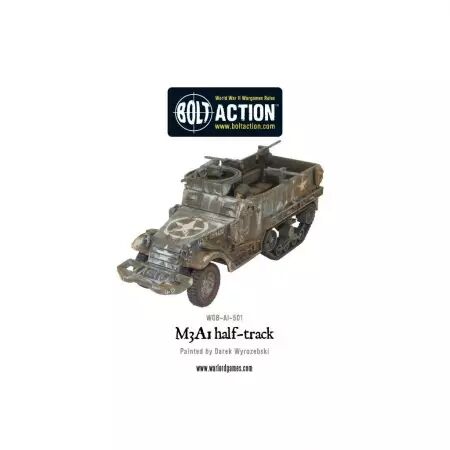 M3A1 Half-track - Transport blindé américain - Bolt Action - Warlord Games