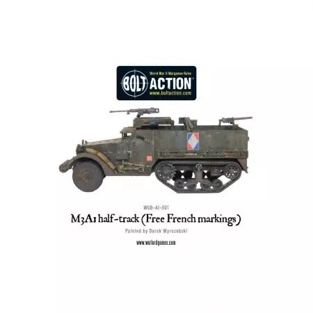 M3A1 Half-track - Transport blindé américain - Bolt Action - Warlord Games