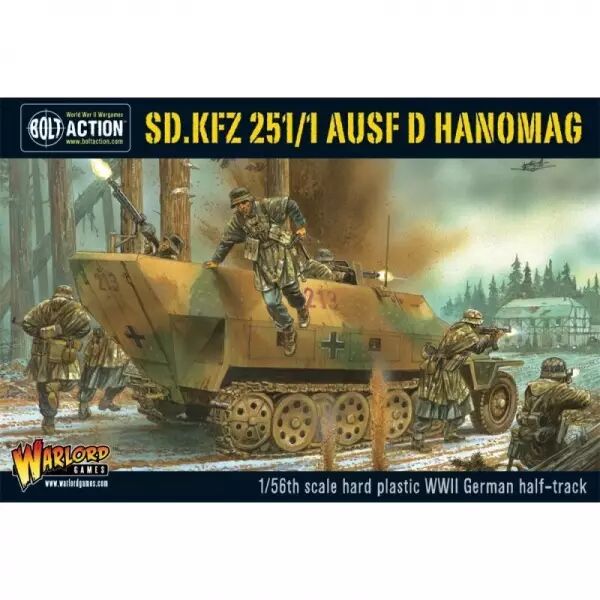 SD Kfz 251/1 Ausf D Halftrack - Transport blind� allemand - Bolt Action - Warlord Games