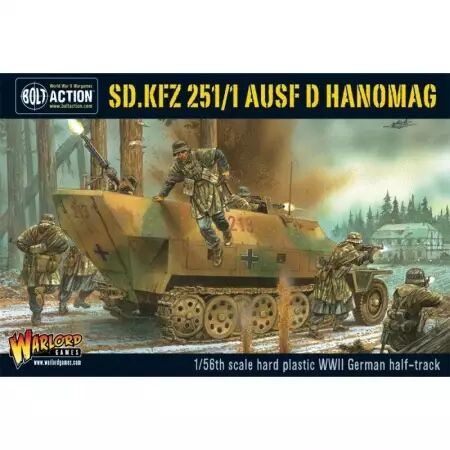 SD Kfz 251/1 Ausf D Halftrack - Transport blindé allemand - Bolt Action - Warlord Games