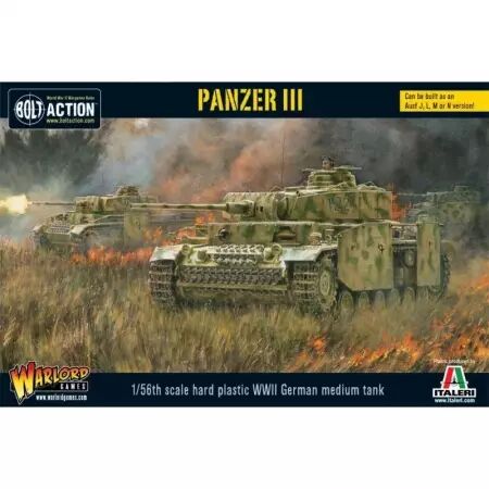 Panzer III Plastic Box - Char moyen allemand - Bolt Action - Warlord Games
