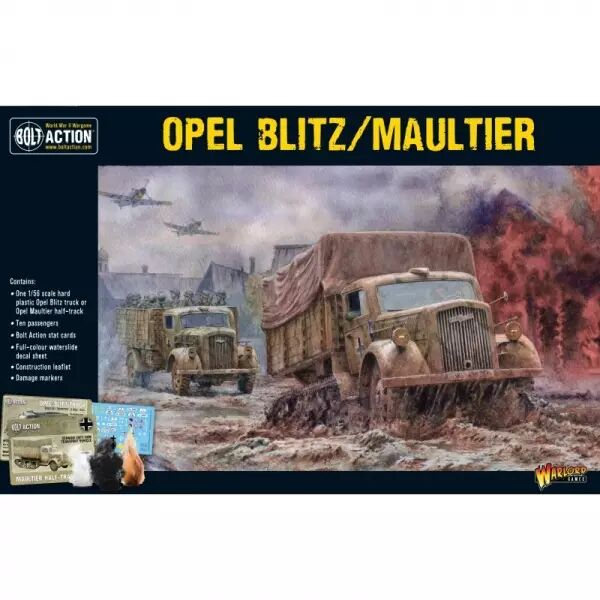 Opel Blitz / Maultier - V�hicule de transport allemand - Bolt Action - Warlord Games