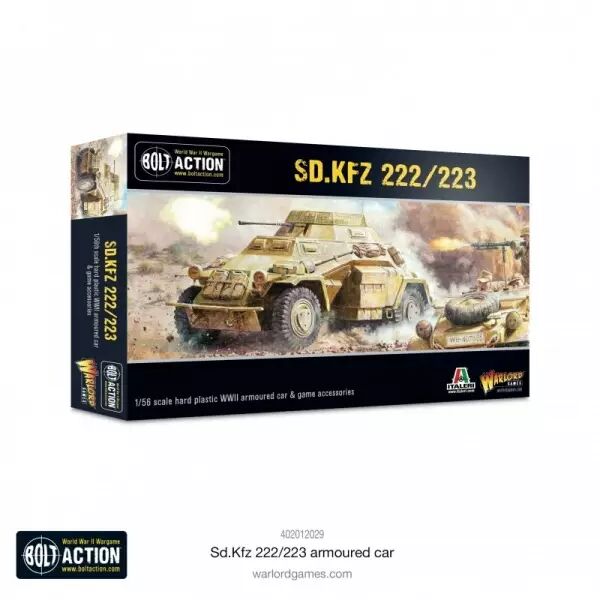 SD Kfz 222/223 Armoured Car - Voiture blind�e allemande - Bolt Action - Warlord Games