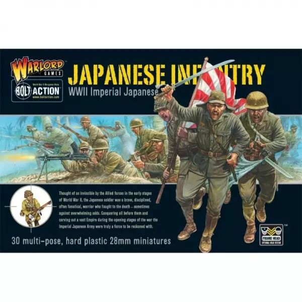 Imperial Japanese Infantry Plastic Boxed Set - Infanterie japonaise imp�riale - Bolt Action - Warlord Games