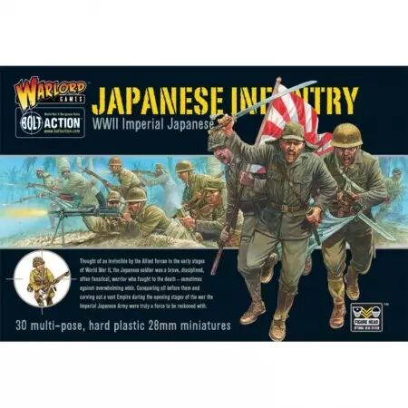 Imperial Japanese Infantry Plastic Boxed Set - Infanterie japonaise impériale - Bolt Action - Warlord Games